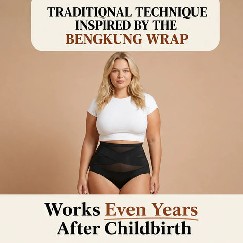 High-Waisted Postpartum Shaping Brief — 360° Compression