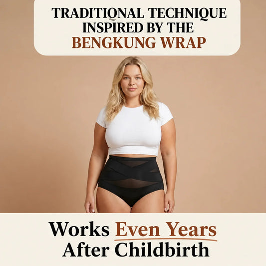 High-Waisted Postpartum Shaping Brief — 360° Compression