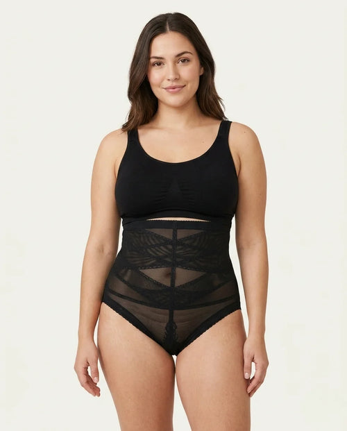 High-Waisted Postpartum Shaping Brief — 360° Compression