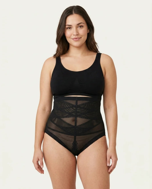 High-Waisted Postpartum Shaping Brief — 360° Compression