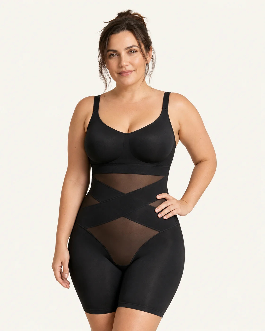 Cross-Compression Shaping Shorts